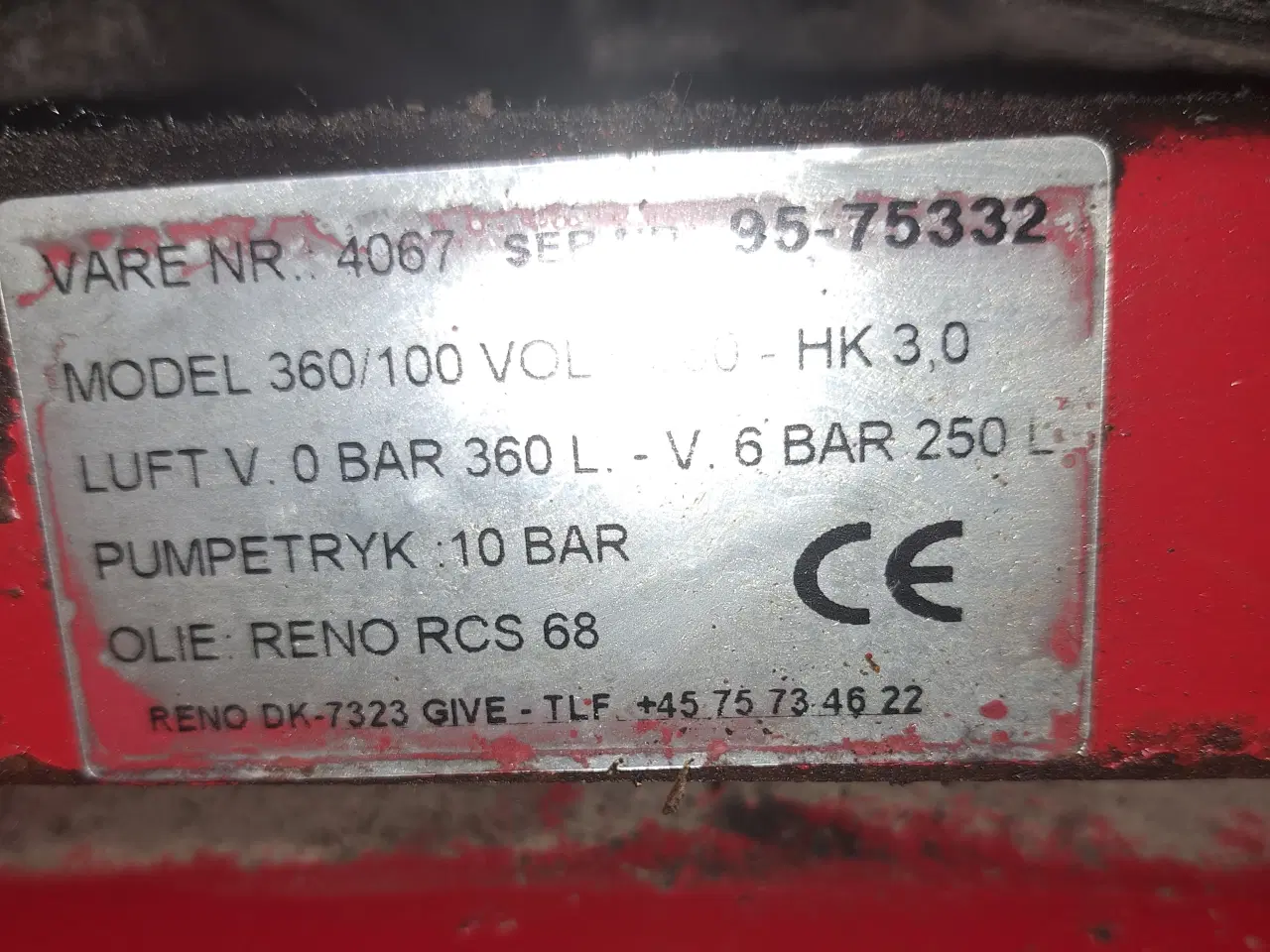 Billede 2 - Reno Værksted Kompressorer 3HK