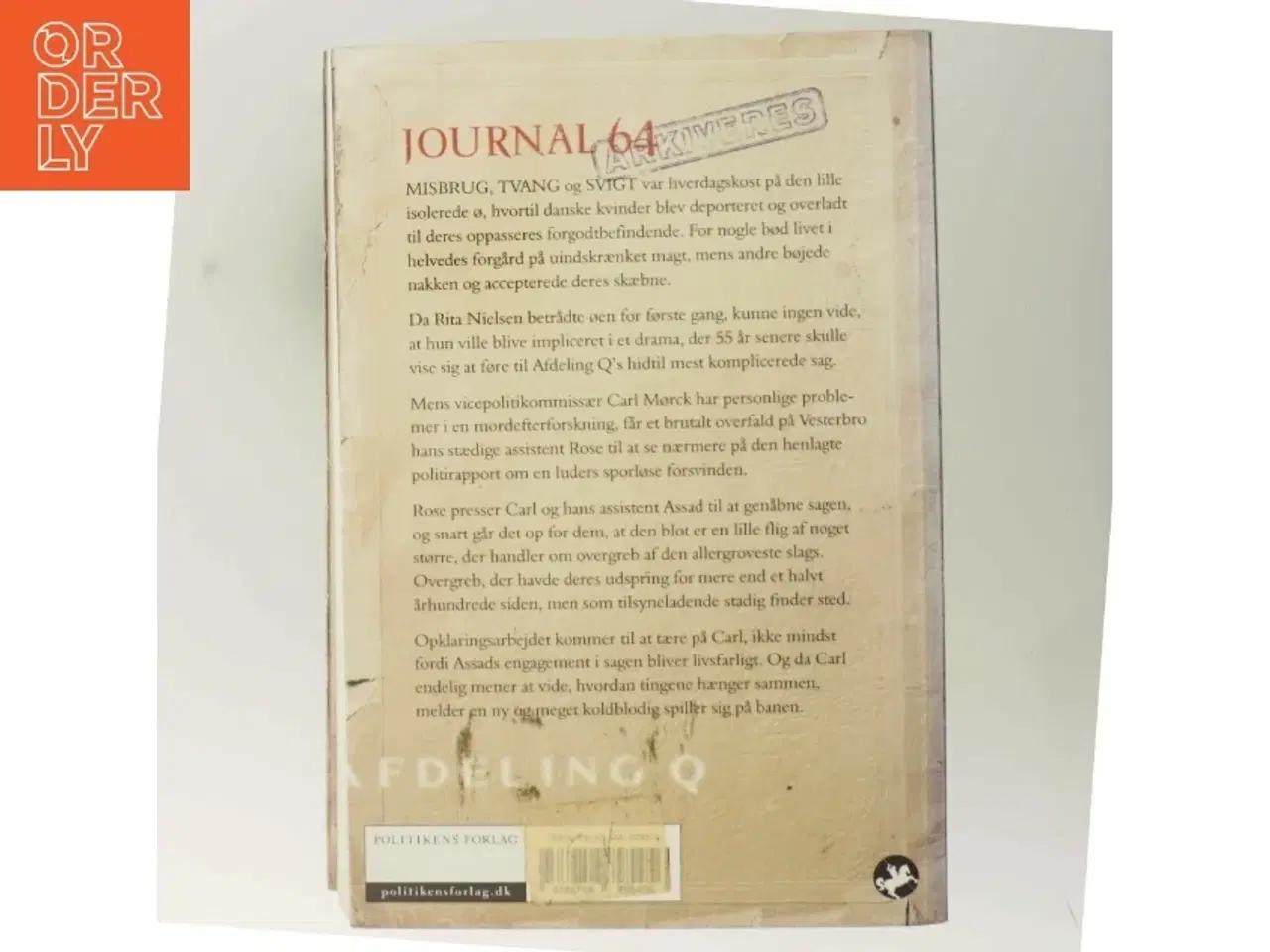 Billede 3 - Journal 64 : krimithriller af Jussi Adler-Olsen (Bog)