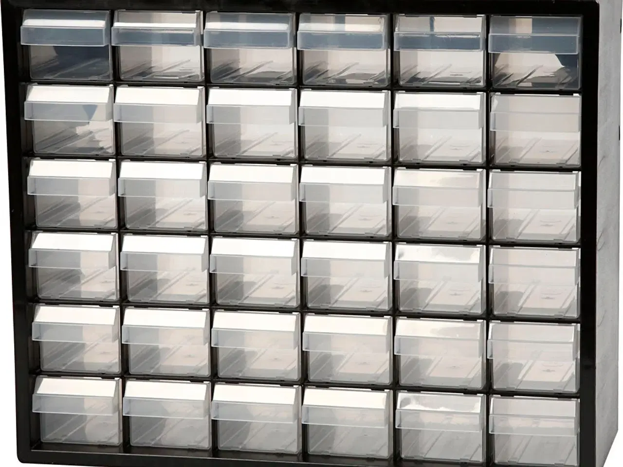 Billede 1 - Skuffereol, PC 36, str. 33x40,7x14,1 cm, hulstr. 60x50 mm, 1 sæt
