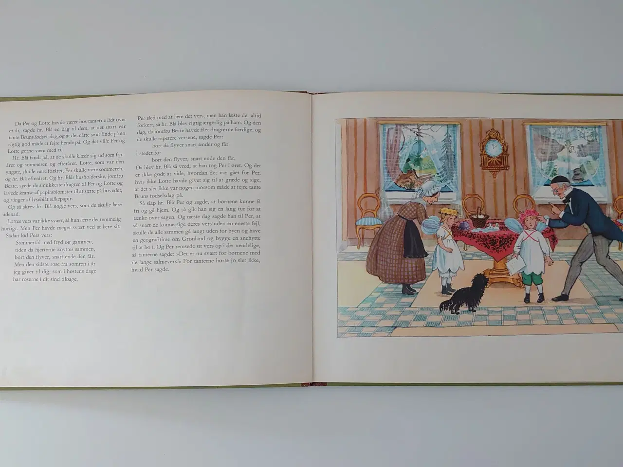 Billede 2 - Elsa Beskow: Tante Bruns Fødselsdag. Oplag 1967