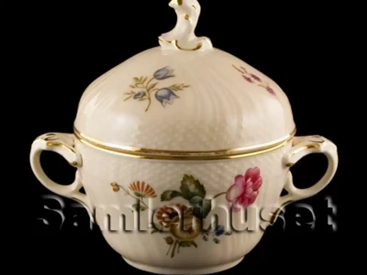 Billede 1 - Frisenborg Sukkerskål - Stor  - R.C. 1865