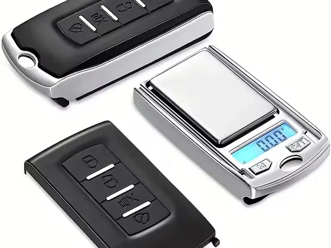 Billede 1 - Møntvægt 200g/0,01g inkl. batteri
