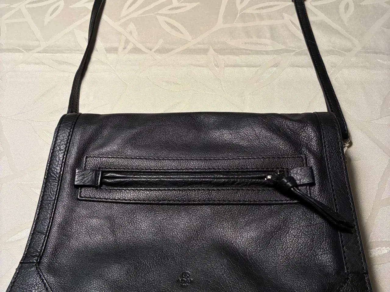 Billede 1 - Adax skuldertaske i sort handskeblødt læder