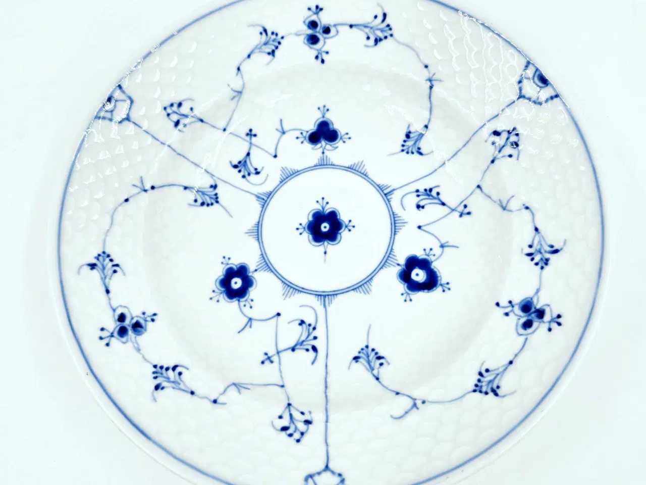 Billede 8 - Musselmalet stor Dyb Hotelporcelæn Tallerken