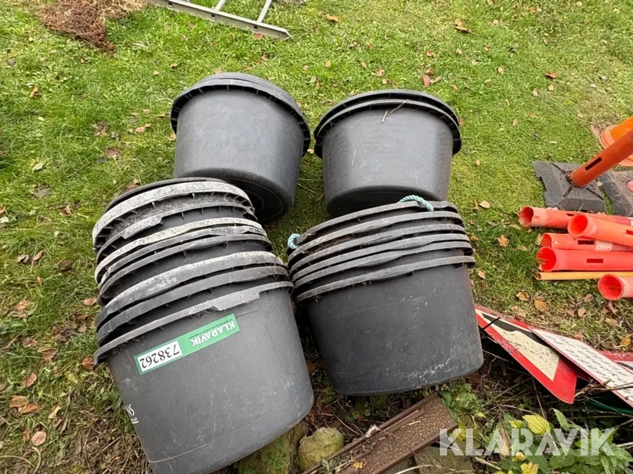 Billede 7 - Murerbaljer 23 styks og 4 små spande