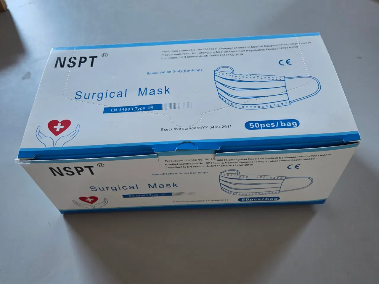 Billede 3 - Mundbind 3 lags 2000 stk.