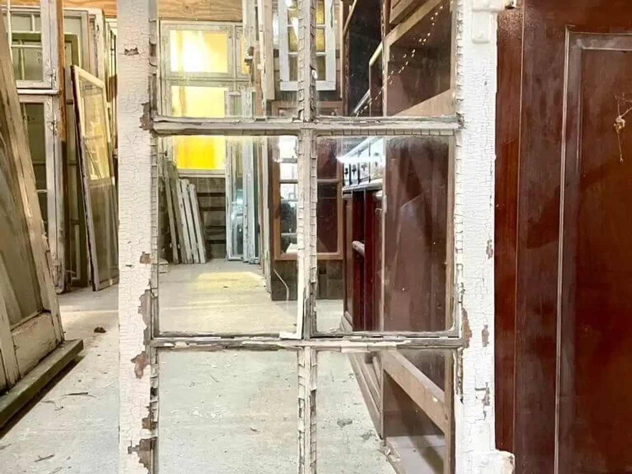 Billede 1 - Bred 6-ruders vinduesramme uden karm