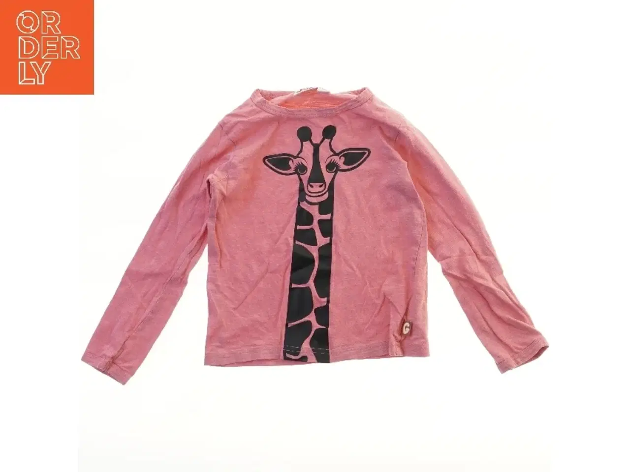 Billede 1 - Langærmet bluse med girafprint fra Dyr Cph (str. 98)