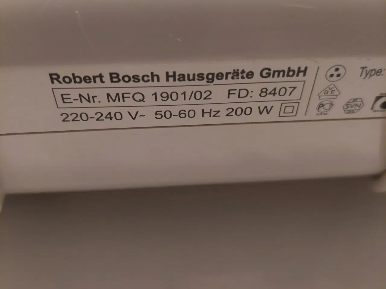 Billede 2 - Håndmixer Bosch Turbofix