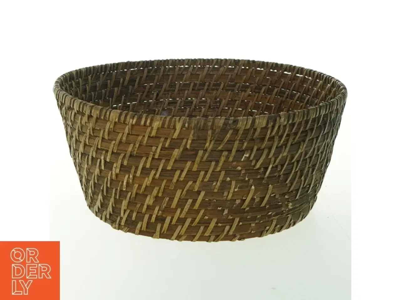 Billede 1 - Rund fletkurv (str. Ø 27 cm)