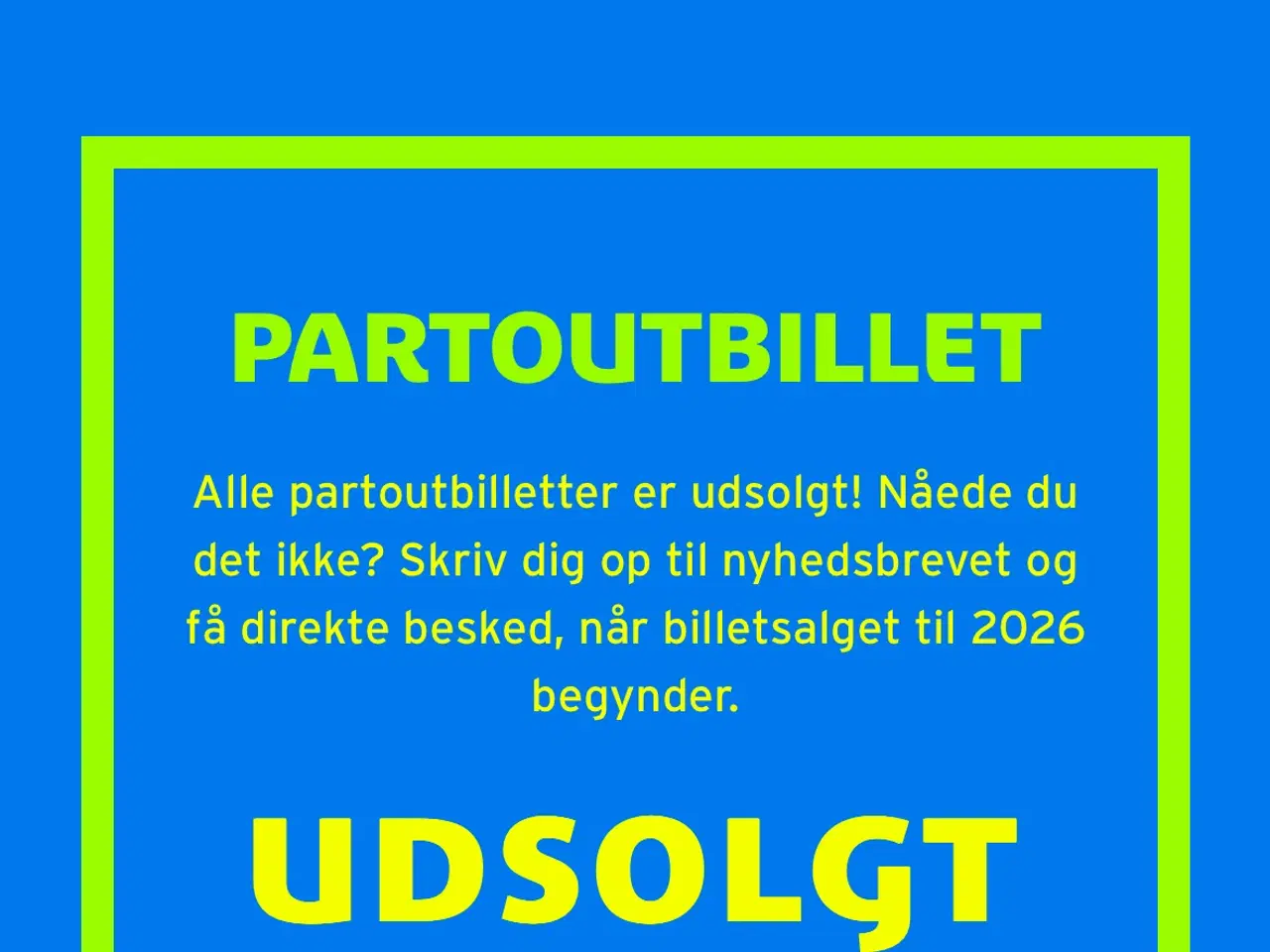 Billede 1 - 2 stk Tinderbox partout billetter