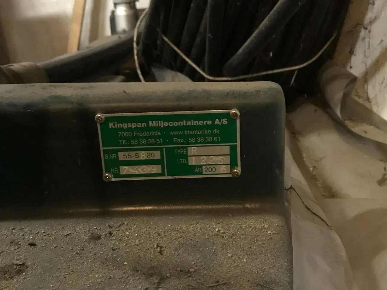 Billede 3 - Olietank 1200 L. M/ elpumpe