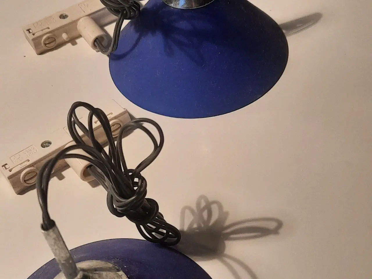 Billede 1 - 3 blå Herstal lamper 