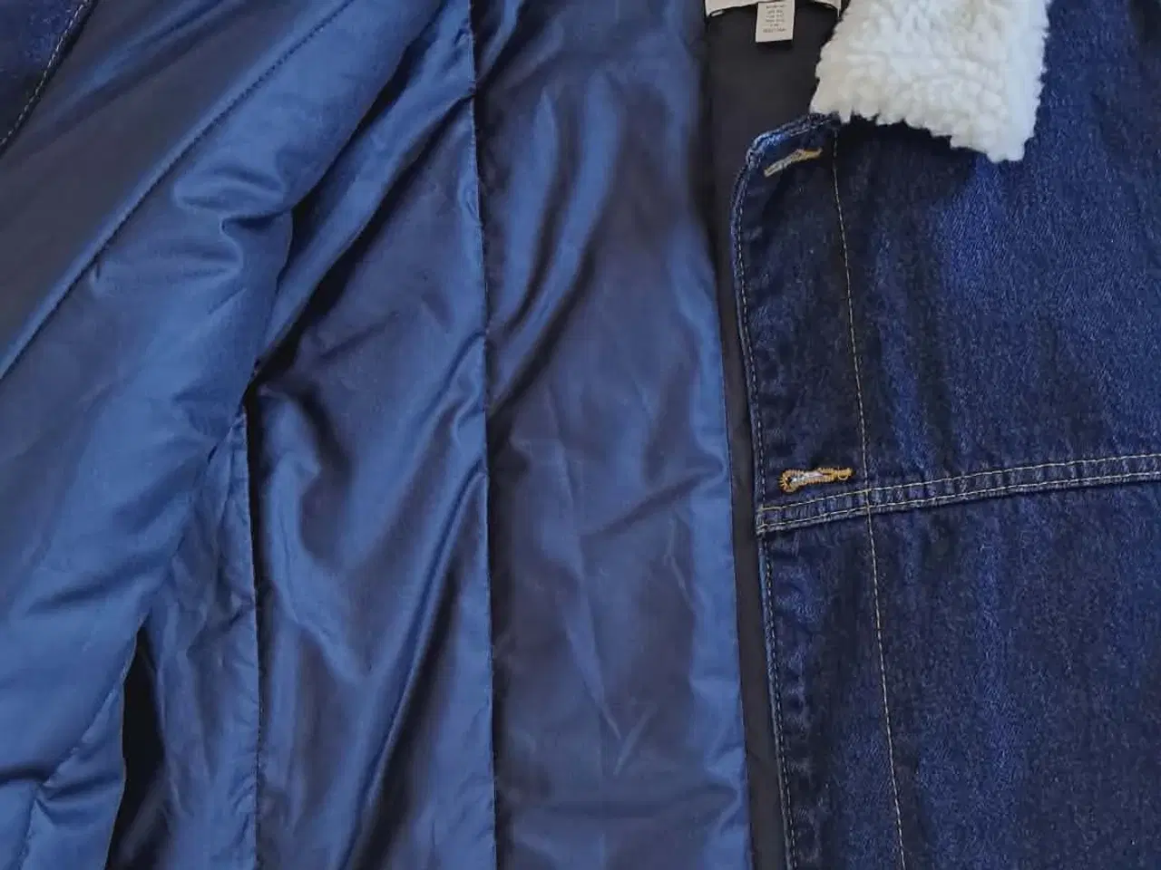 Billede 3 - LÆKKER FORET COWBOY JAKKE med pelskrave