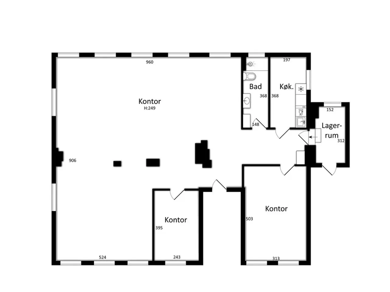 Billede 4 - New Yorker kontor midt i København K - kreativt miljø