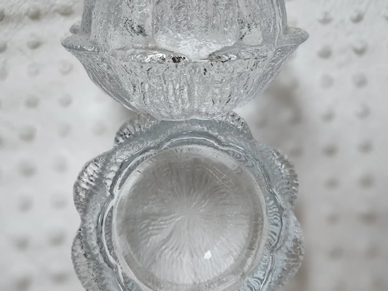 Billede 1 - 2 Holmegaard fyrfadsstager "Åkande"