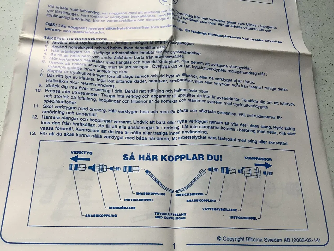 Billede 3 - Trykluft drevet slibemaskine