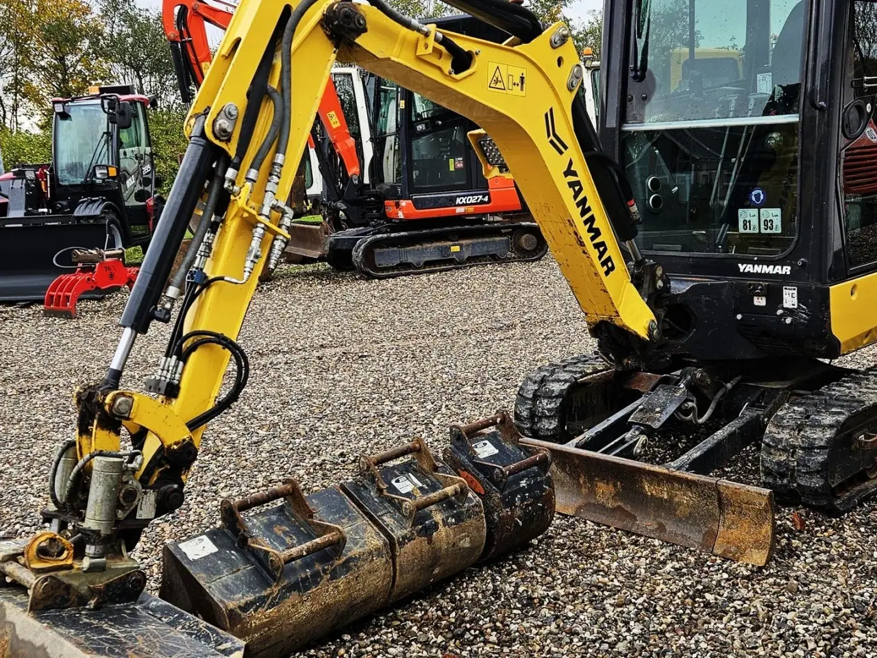 Billede 3 - Yanmar SV17 / 2022 / 800 timer / tiltman & skovlsæt