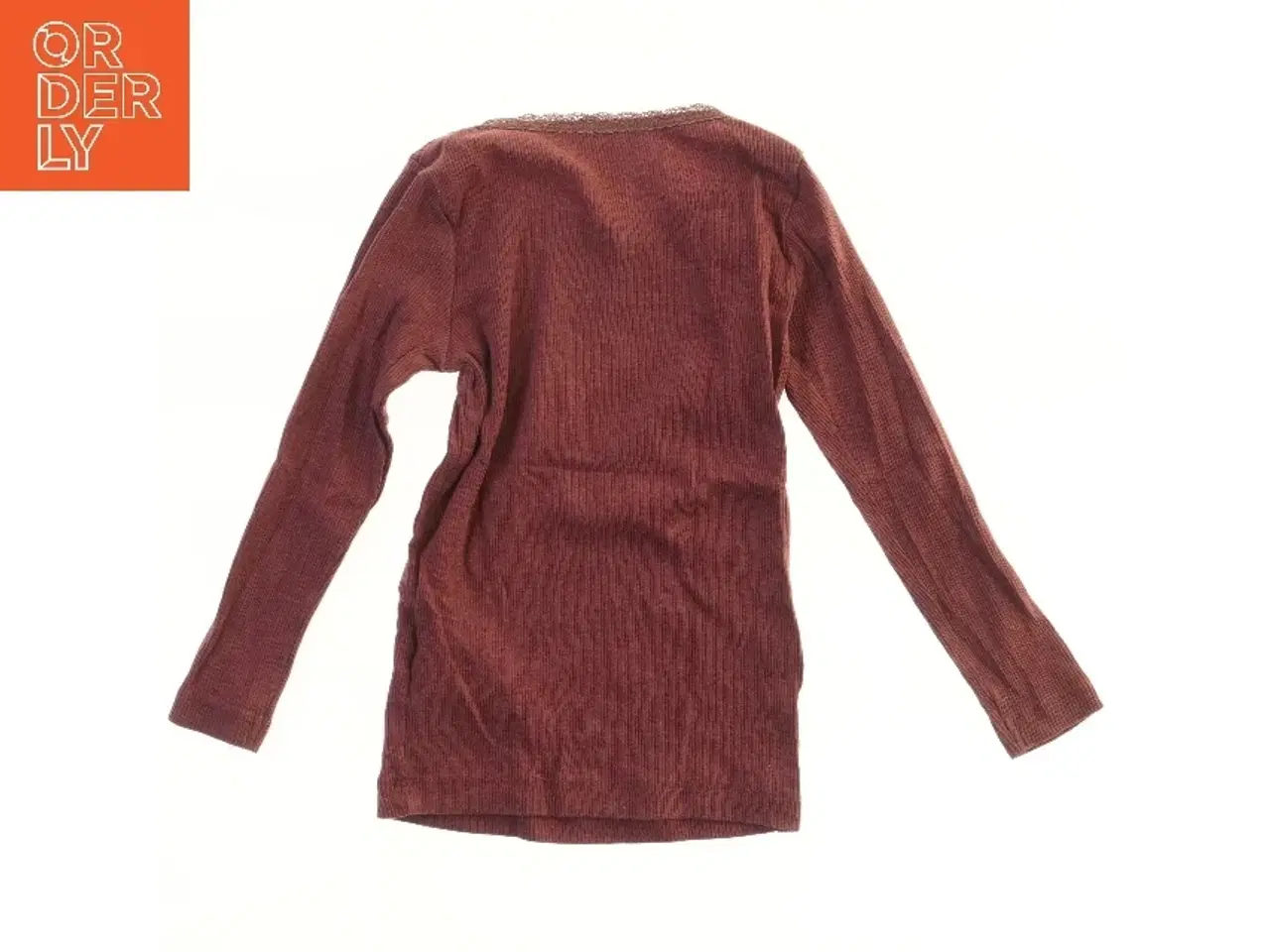 Billede 2 - Langærmet bluse med blondekant fra Name It (str. 98)