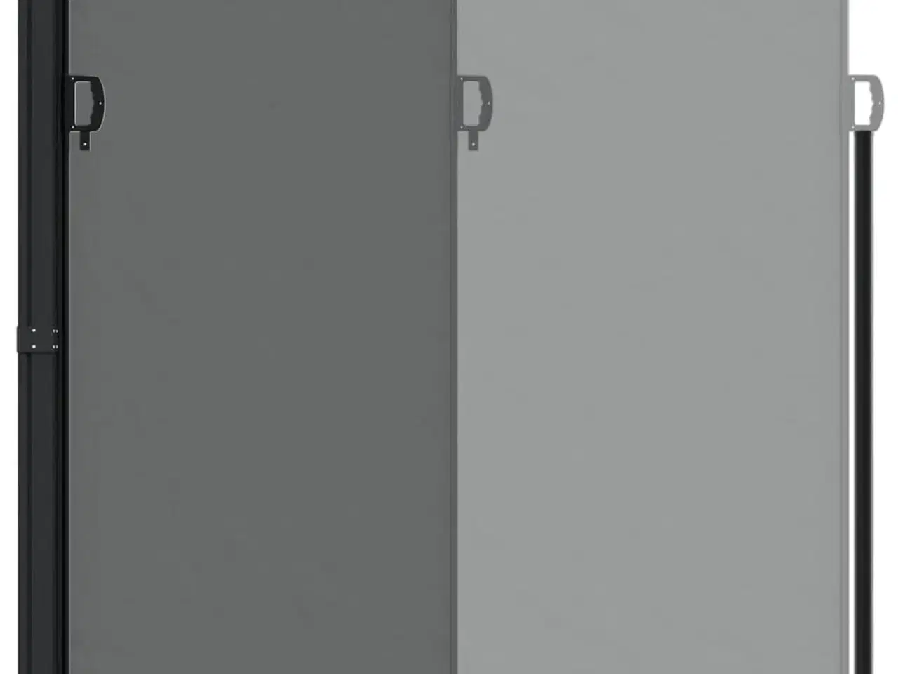 Billede 5 - Sidemarkise 200x500 cm sammenrullelig antracitgrå