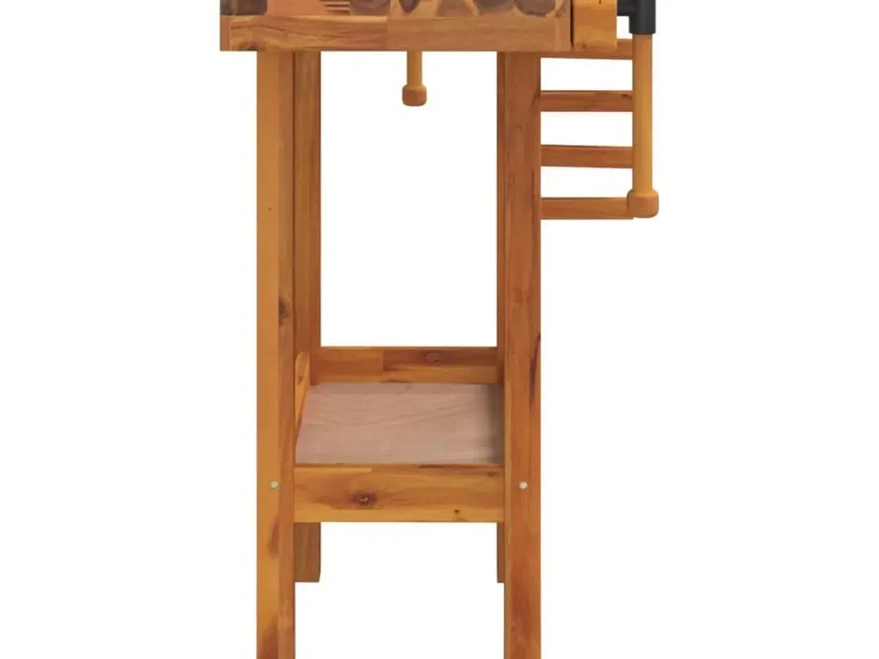 Billede 4 - Arbejdsbord med skruestik 92x48x83 cm massivt akacietræ