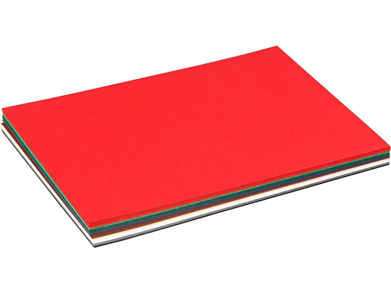 Billede 1 - Julekarton, A5, ark 150x210 mm, 180 g, ass. farver, 60ass. ark/ 1 pk.