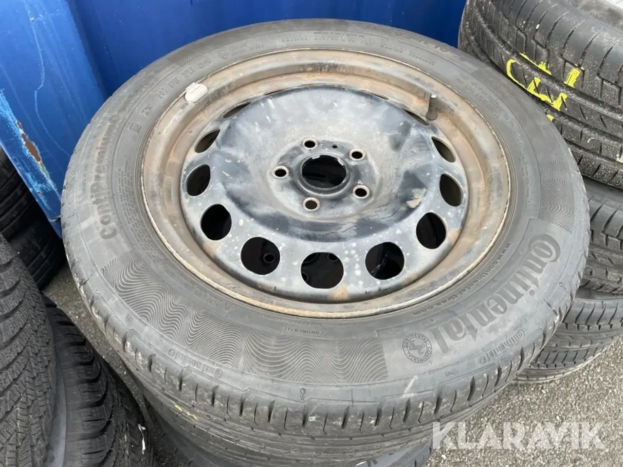 Billede 4 - Alu/stålfælge VW 5x112 7 sæt.