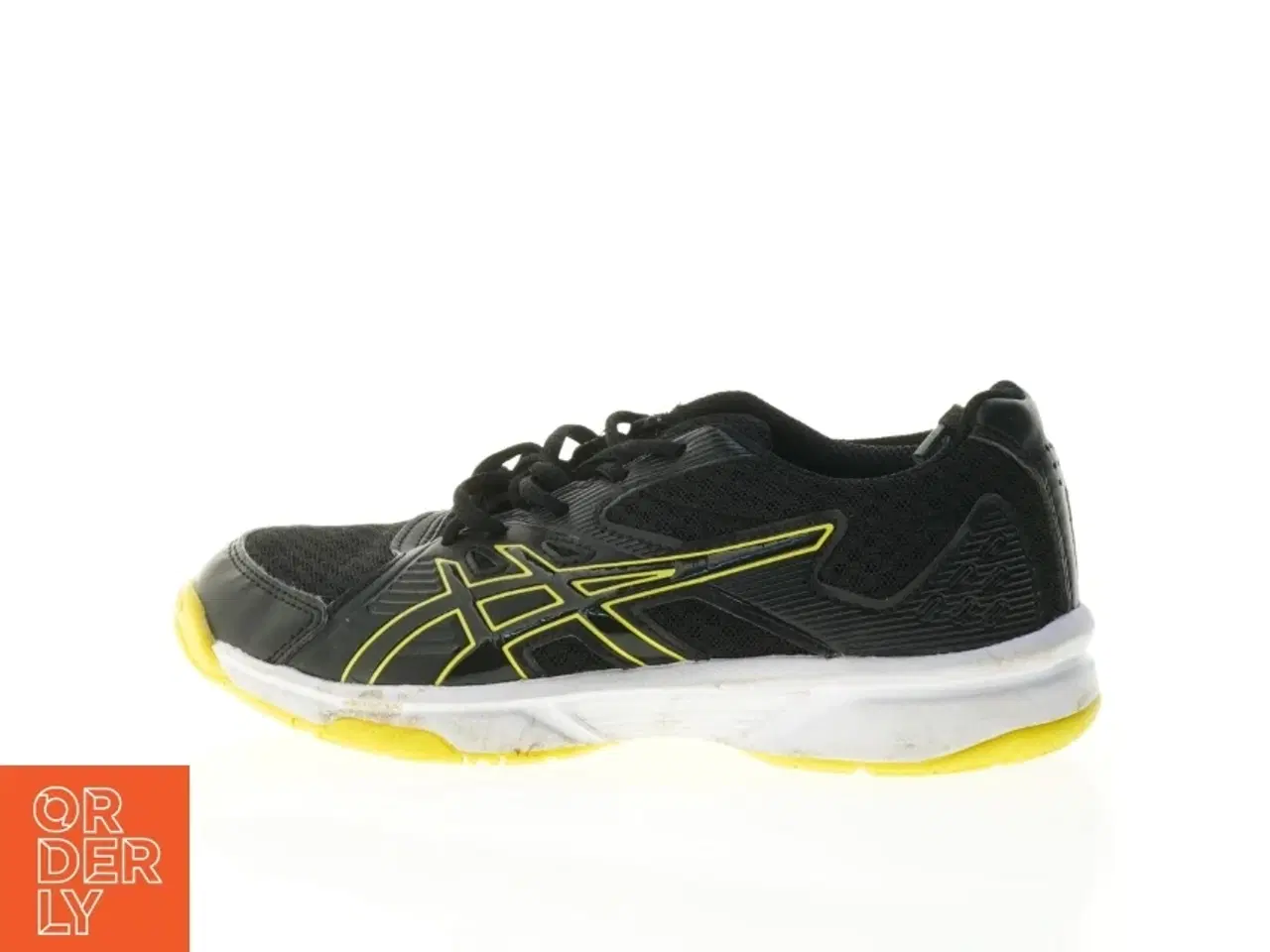 Billede 1 - Asics løbesko, sort og gul fra Asics (str. 35,.5)