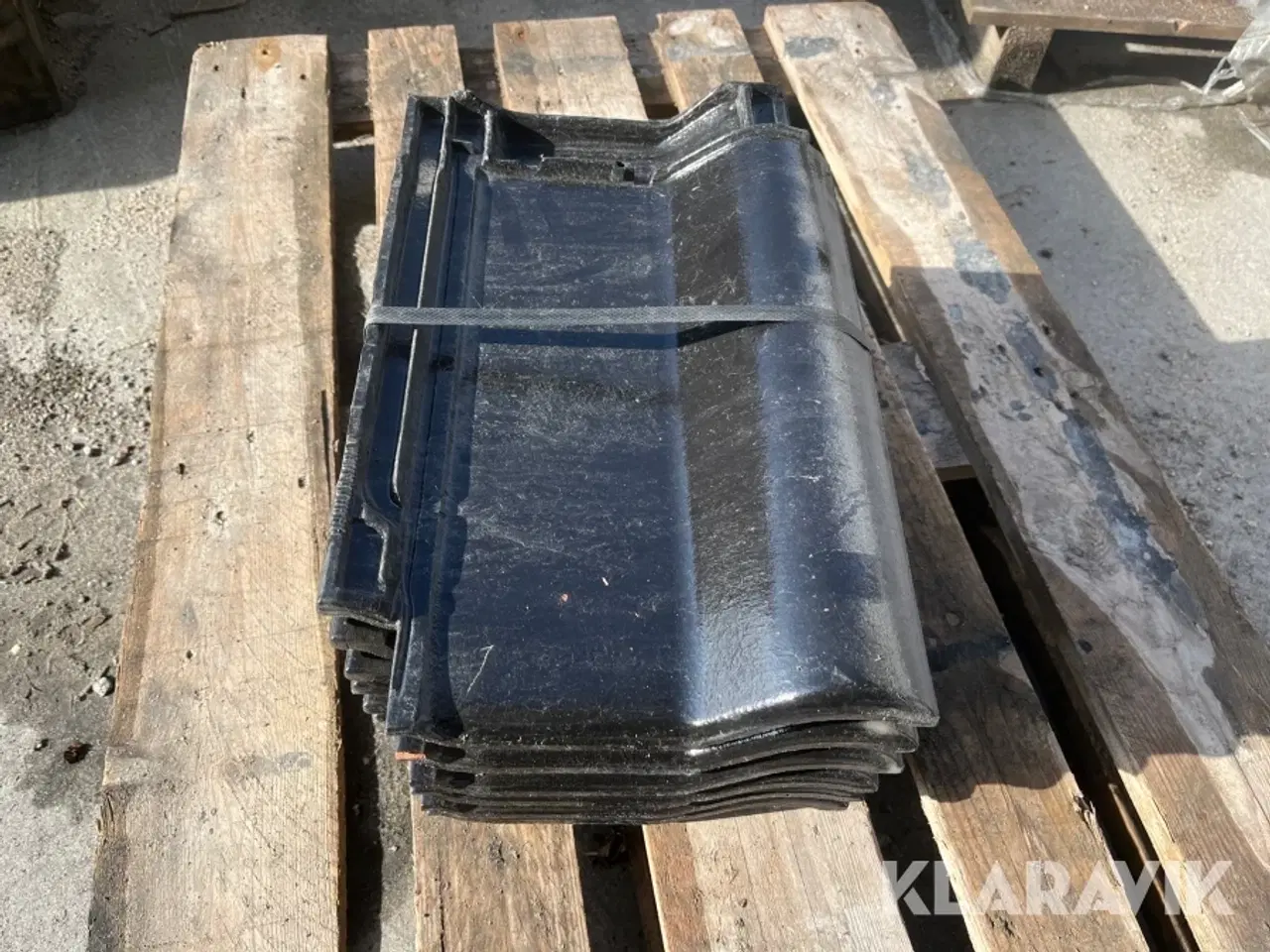 Billede 1 - Tegl Tagsten ABC Modena Carbon farve 1 Palle