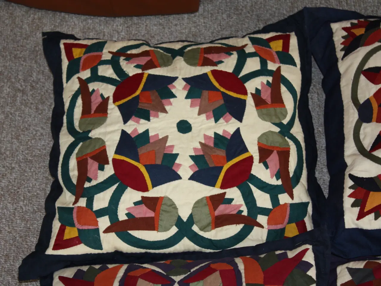 Billede 2 - Patchwork pudebetræk til pyntepude inkl. puder
