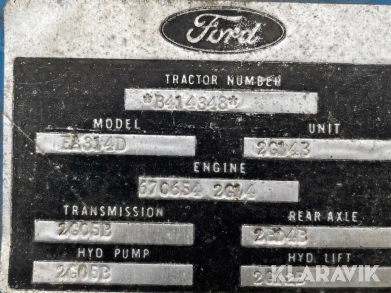 Billede 5 - Veterantraktor Ford 6610 BA314D