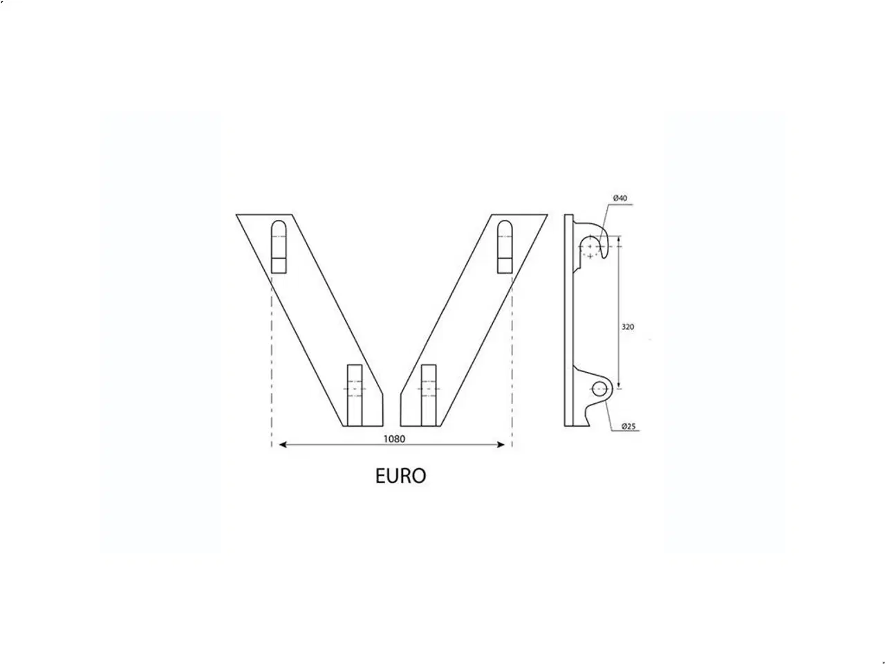 Billede 2 - - - - Limas SE 2000mm med 3punkt & euro beslag