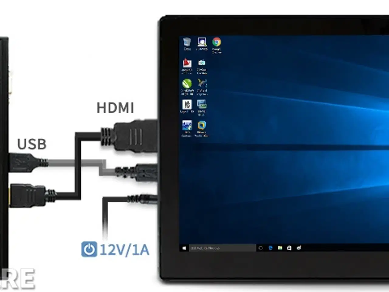 Billede 5 - Waveshare 13.3" HDMI Touch Display v2