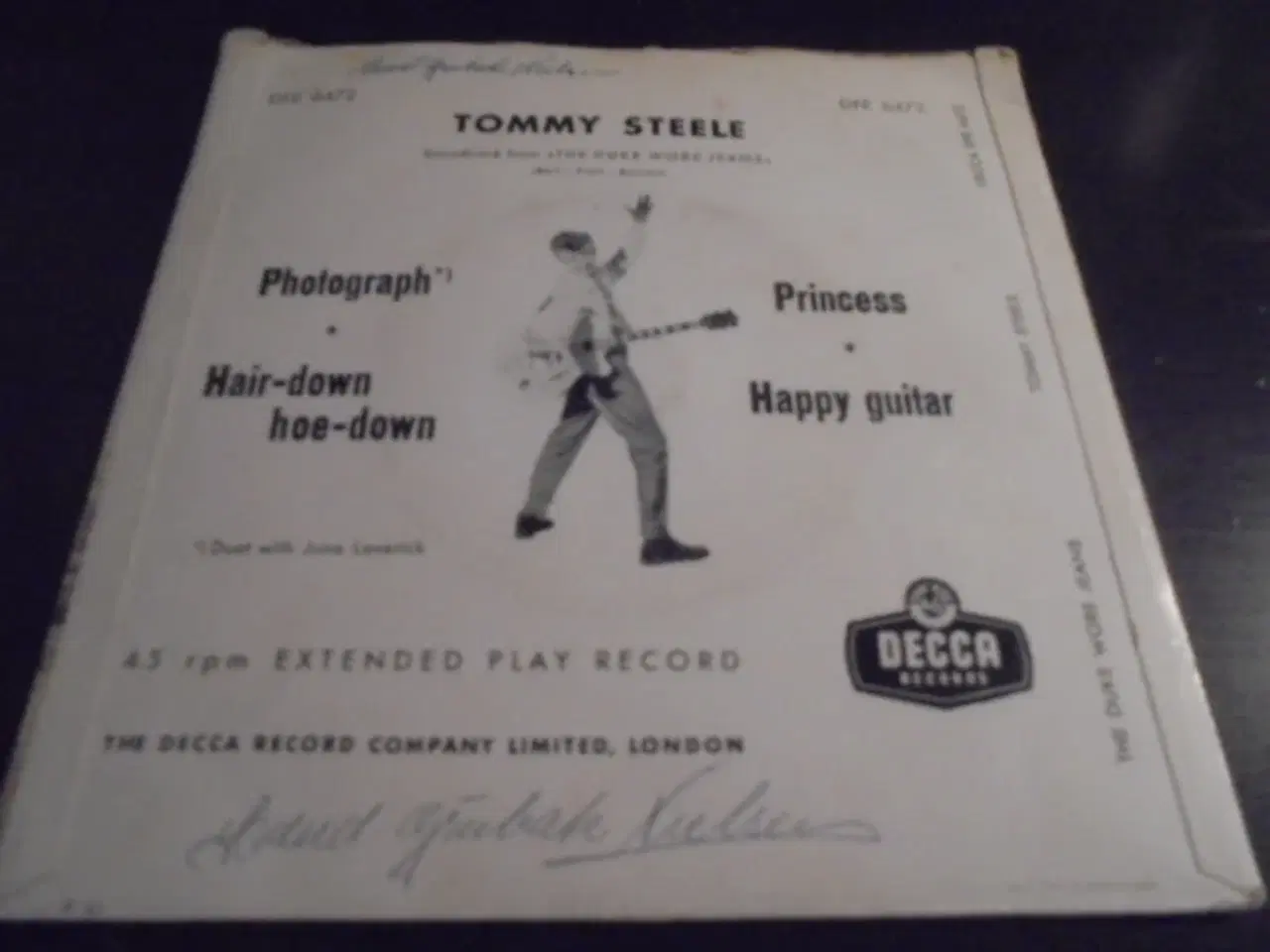 Billede 2 - 2 EP’er med Tommy Steele  