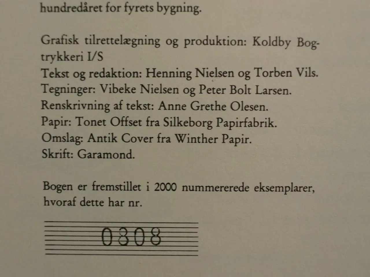 Billede 3 - lodbjerg fyr 1883-1983 - et hundrede års minde, af