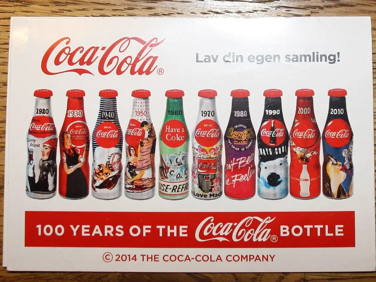 Billede 2 - 1 stk. aluminium Mini Coca Cola Flaske 1940