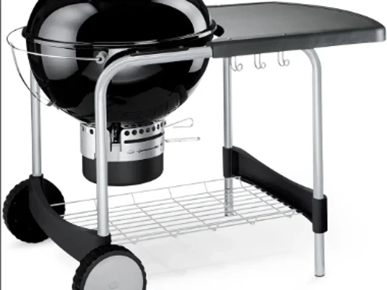 Billede 1 - Weber kulgrill med bord og rotisserie 