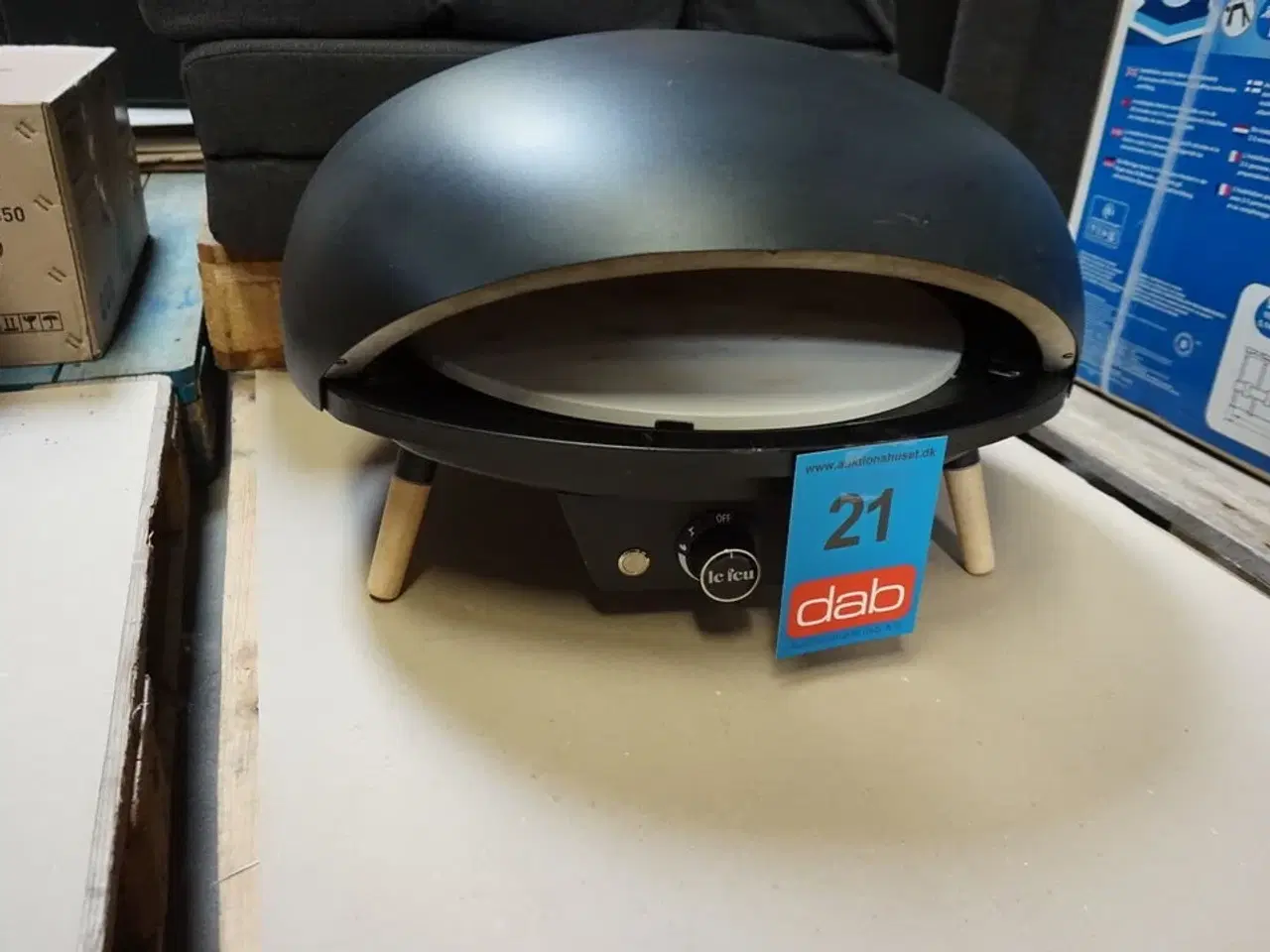 Billede 3 - Le Feu Turtle Pizzaoven, gas 18" med drejesten