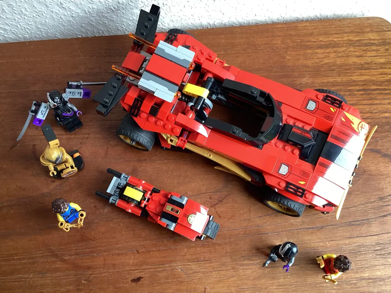 Billede 1 - Lego Ninja bil -køretøj m. skydende bil/motorcykel
