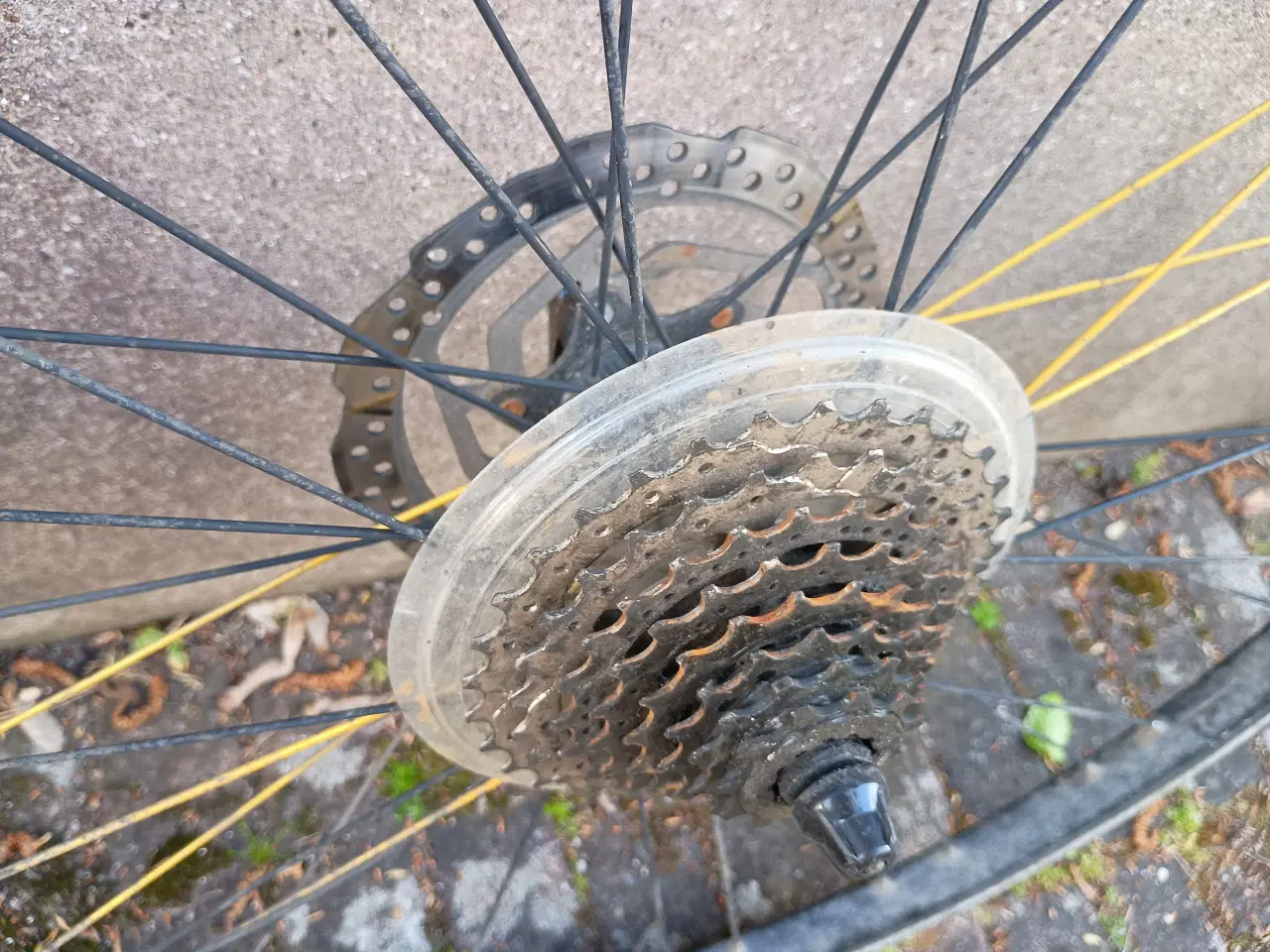Billede 4 - Hjulsæt cykel med skivebremser.