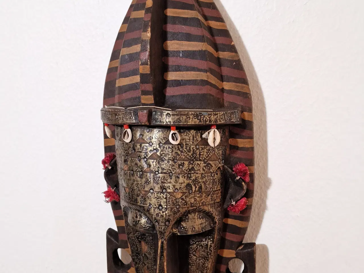 Billede 6 - Stor flot vintage Marka-maske fra Mali.