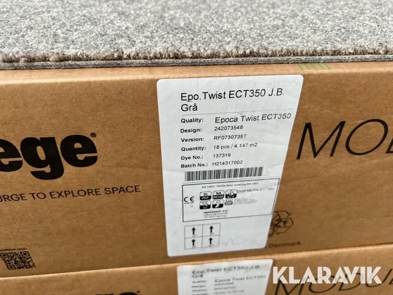 Billede 7 - Tæppefliser Ege 53,9 m2