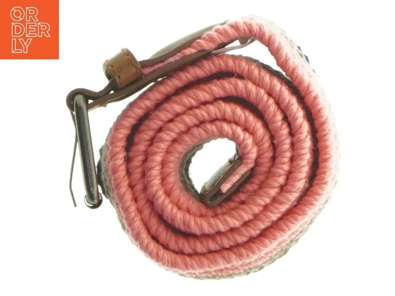 Billede 3 - Farvet flettet bælte (str. 84 cm)