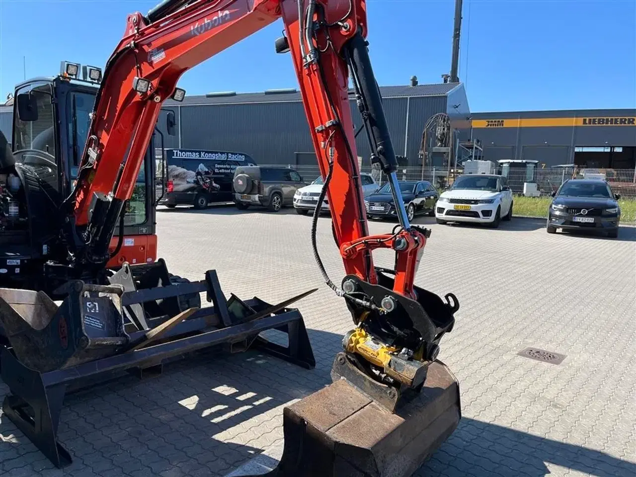 Billede 11 - Kubota KX060-5 Engcon Rotortilt DC2 centralsmørring skovlpakke.