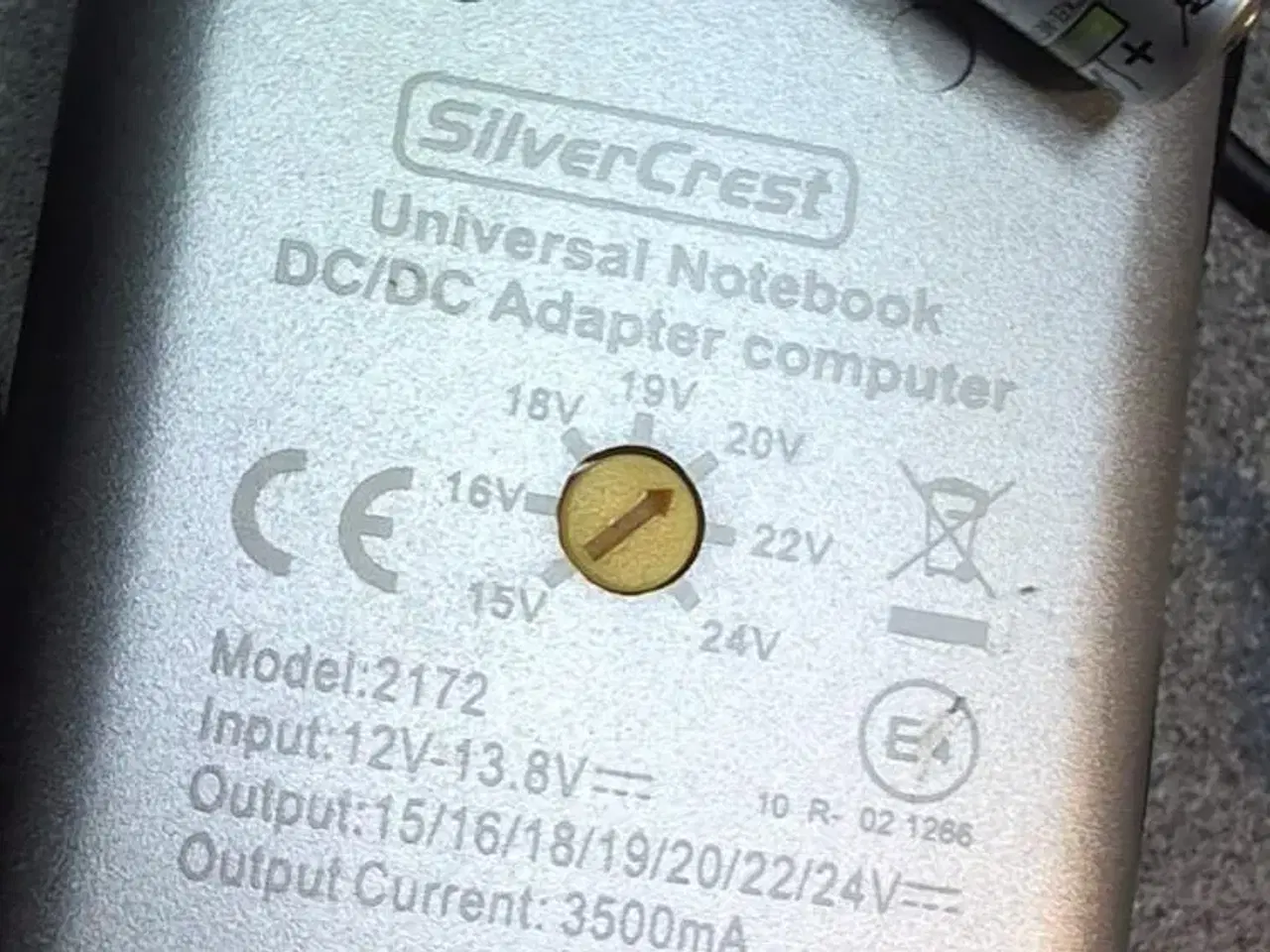 Billede 2 - SilverCrest Universal Notebook DC/DC Adapter