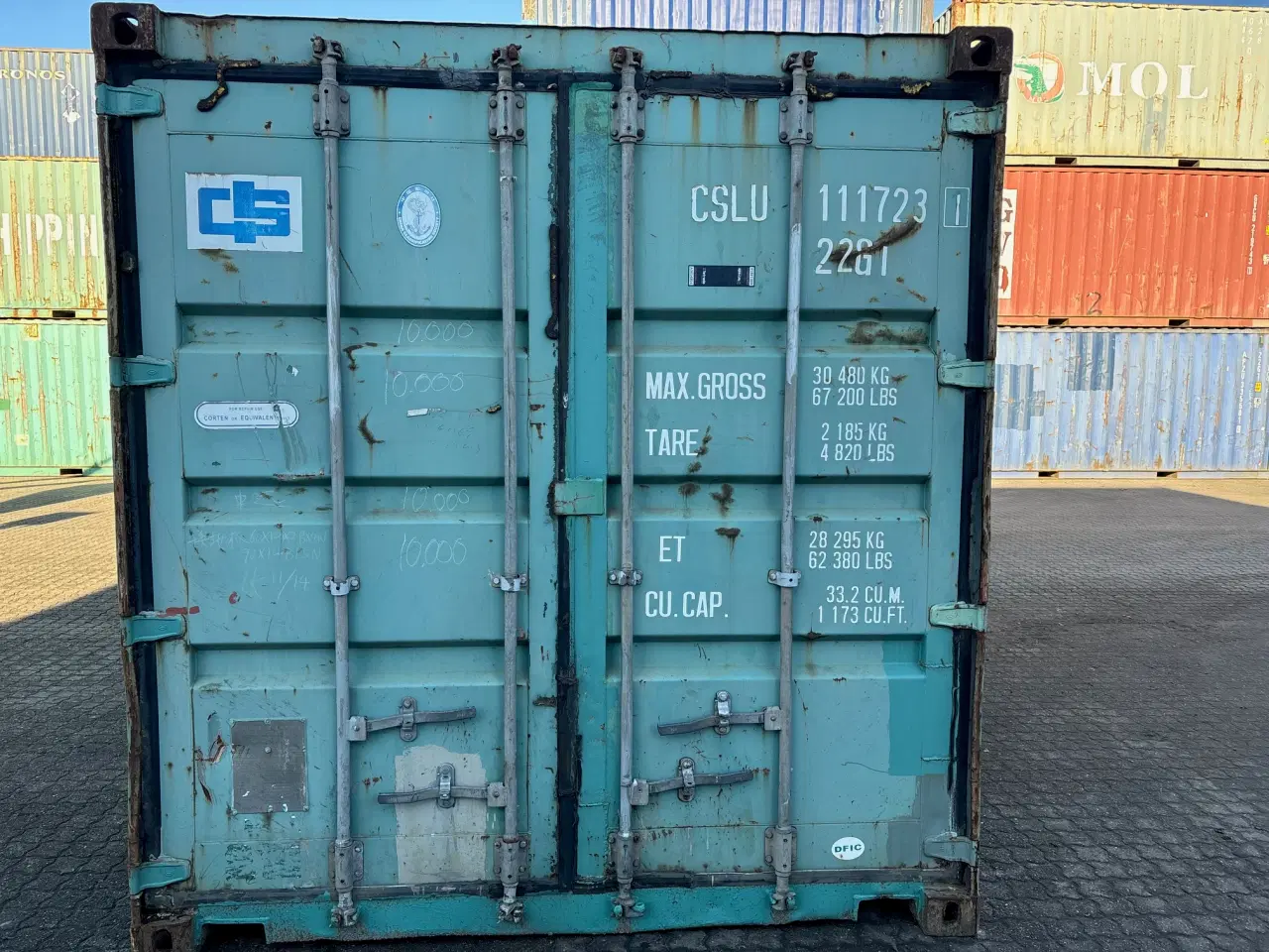 Billede 1 - 20 fods Container - ID: CSLU 111723-1