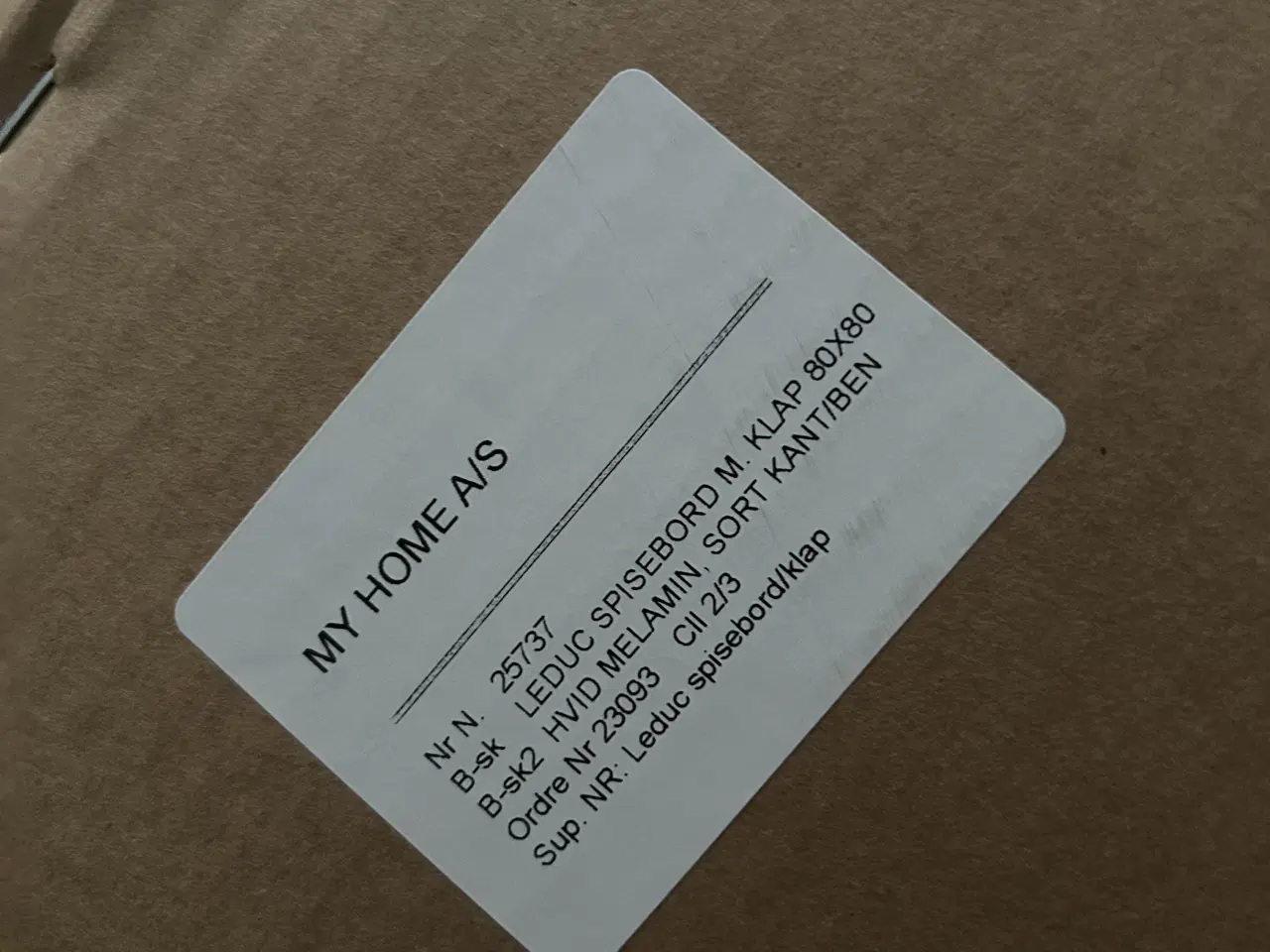 Billede 2 - Spisebord med klap