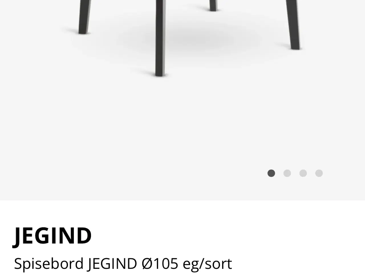 Billede 1 - Jysk spisebord