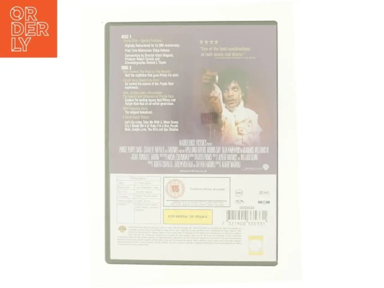 Billede 2 - Purple Rain  fra DVD