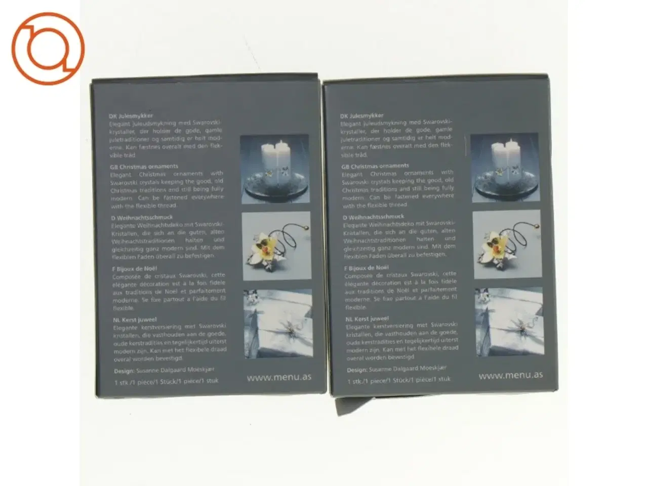Billede 4 - Julepynt fra Menu (str. 11 x 8 cm)